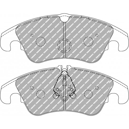 Тормозные колодки Ferodo DS Performance, передняя ось FDS4044