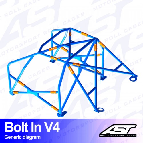 Каркас безопасности VW Golf (Mk4) 3-doors Hatchback 4Motion BOLT IN V4