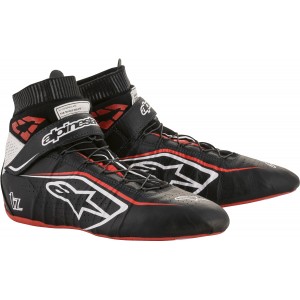 Ботинки для автоспорта Alpinestars TECH 1Z v2, чёрный/красный