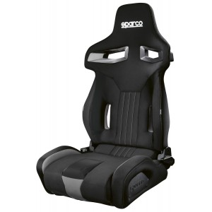 Спортивное сиденье (ковш) Sparco R333, чёрный/серый