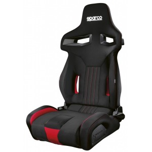 Спортивное сиденье (ковш) Sparco R333, чёрный/красный