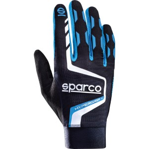 Перчатки для симрейсинга Sparco Hypergrip+, чёрный/синий