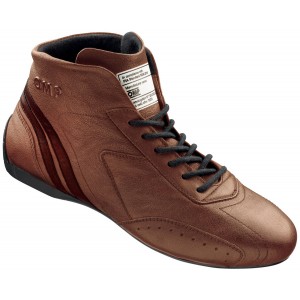 Ботинки для автоспорта OMP Carrera, коричневый