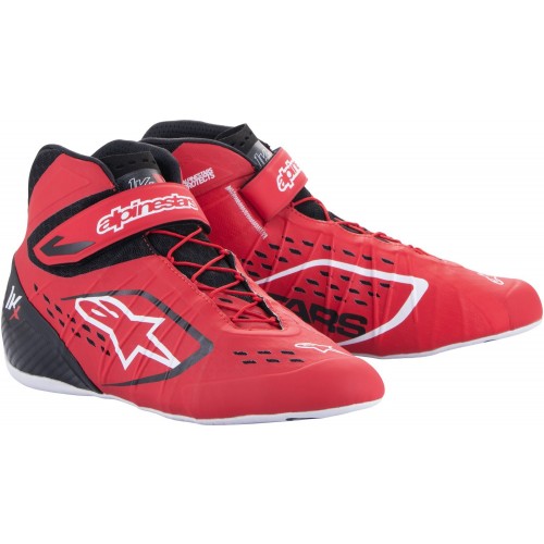 Ботинки для картинга Alpinestars Tech 1KX v2, красный/чёрный/белый
