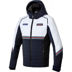 Зимняя куртка Sparco Martini Racing, белый/тёмно-синий
