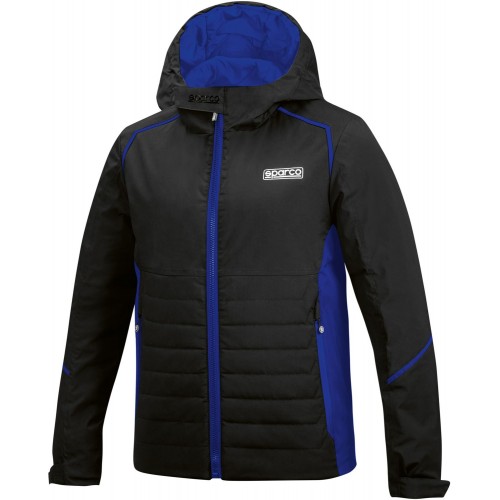 Зимняя куртка Sparco, чёрный/синий