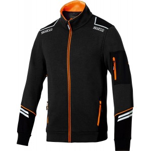 Куртка Sparco Tech Full-Zip, чёрный/оранжевый
