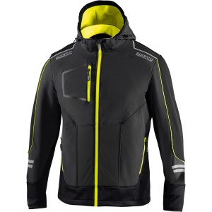 Куртка Sparco Tech Soft-Shell, серый/жёлтый