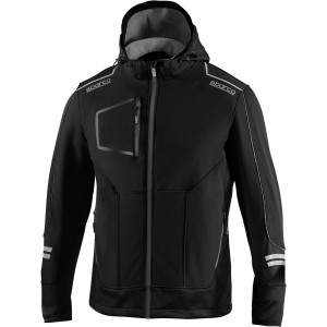 Куртка Sparco Tech Soft-Shell, чёрный/серый