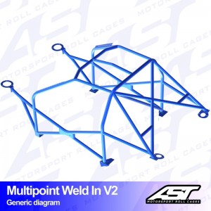 Каркас безопасности VOLVO 945 5-door Wagon MULTIPOINT WELD IN V2