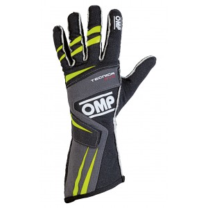 Перчатки OMP Tecnica Evo, чёрный/жёлтый