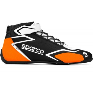 Черевики для картингу Sparco K-SKID, чорний/помаранчевий