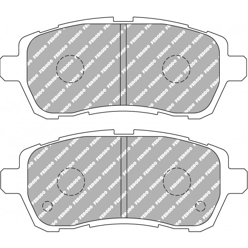 Тормозные колодки Ferodo DS 3.12, передняя ось FCP4426G