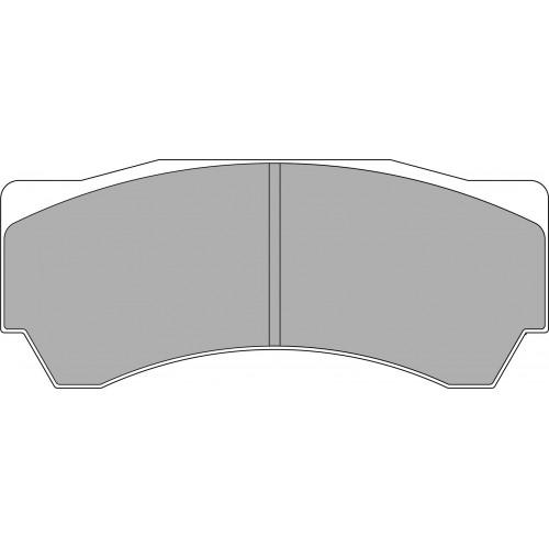 Тормозные колодки Ferodo DS Performance, передняя ось FDSR3081