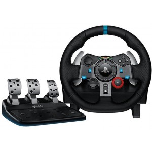 Игровой руль Logitech G29 Driving Force PC/PS3/PS4/PS5 Black (941-000112) 