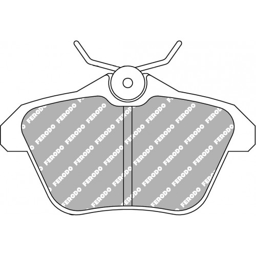 Тормозные колодки Ferodo DS 2500, задняя ось FCP995H