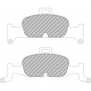 Тормозные колодки Ferodo DS 2500, передняя ось FCP4616H