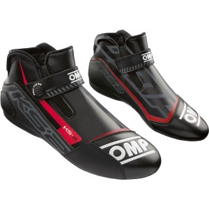 Ботинки для картинга OMP KS-2, чёрный/красный