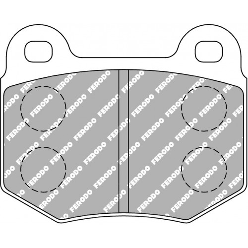 Тормозные колодки Ferodo DS 2500, передняя ось FCP448H