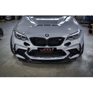 Карбоновий передній спліттер для BMW M2 F87 Competition