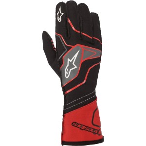Перчатки для картинга Alpinestars Tech 1KX v2, чёрный/красный