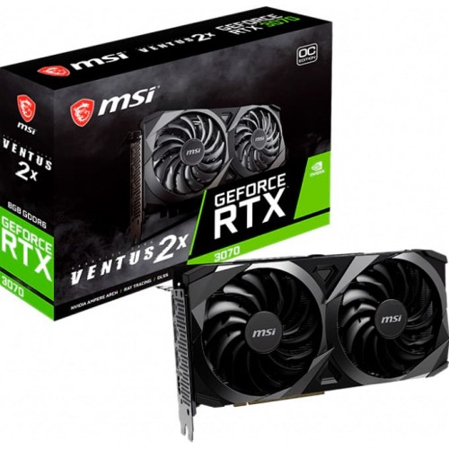 Відеокарта MSI GeForce RTX 3070 VENTUS 2X OC 8192MB (RTX 3070 VENTUS 2X OC)