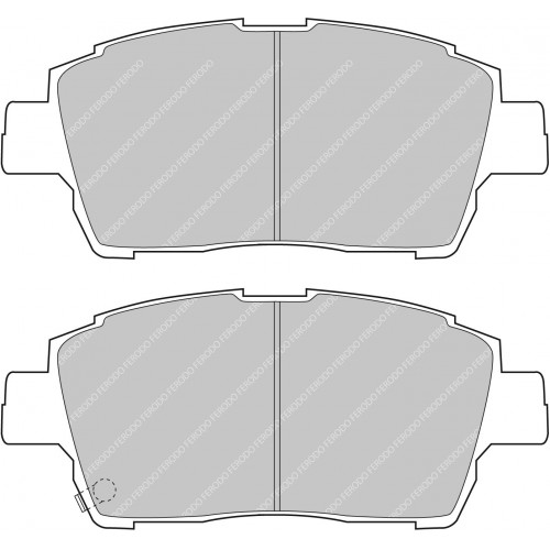 Тормозные колодки Ferodo DS 2500, передняя ось FCP1392H