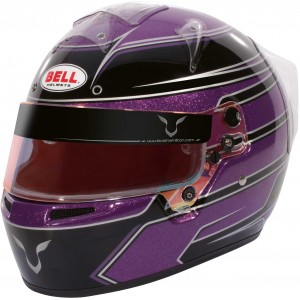 Шлем BELL KC7 CMR Lewis Hamilton Edition, фиолетовый
