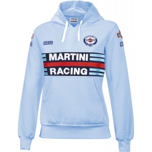 Женскаяа толстовка Sparco Martini Racing, голубой