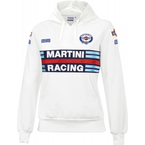 Жіноча толстовка Sparco Martini Racing, білий
