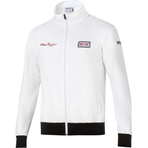 Толстовка Arturo Merzario Fullzip Targa Florio, белый