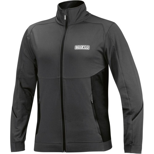 Толстовка Sparco Full Zip, серый/чёрный