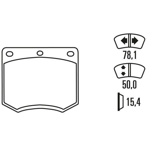 Тормозные колодки Ferodo DS 2500, передняя ось FCP167H