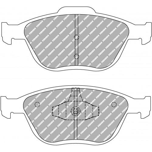 Тормозные колодки Ferodo DS Performance, передняя ось FDS1568