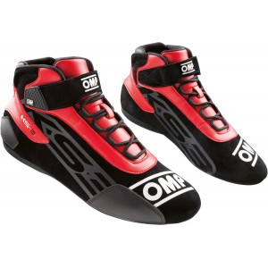 Ботинки для картинга OMP KS-3, чёрный/красный