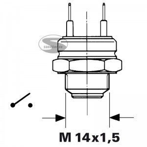 Термовимикач M14x1,5, 102021