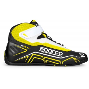 Ботинки для картинга Sparco K-RUN, чёрный/жёлтый