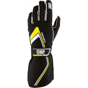 Перчатки OMP Tecnica, чёрный/жёлтый